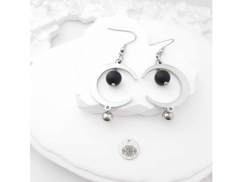 Boucles d'oreilles Pénombre P-03